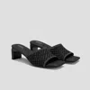 Vivaia Square-toe Block Heel Sandals (juliet Pro) In Black