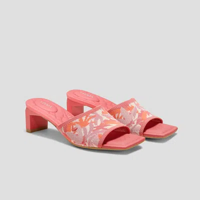 Vivaia Square-toe Block Heel Sandals (juliet Pro) In Pink