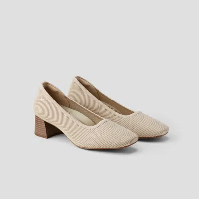 Vivaia Square-toe Chunky Heels (melody Pro) In Neutral