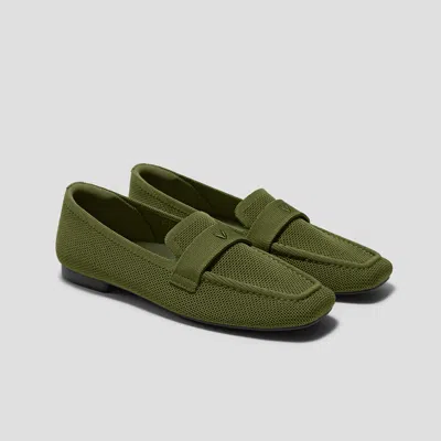 Vivaia Square-toe Icon Loafers (silvie)|tuscany Oasis Green|us 11