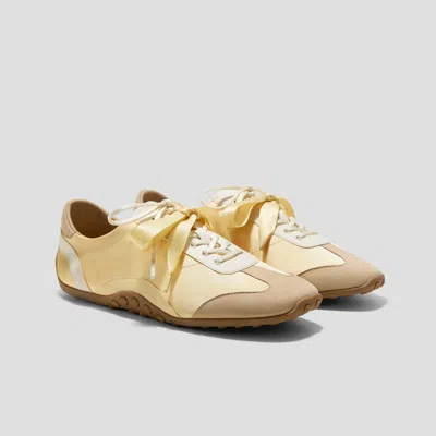 Vivaia Square-toe Jogger Sneakerina (carol)|butter Yellow&cream&nude|us 10.5 In Multi