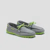 Vivaia Square-toe Loafers (jackie) In Gray