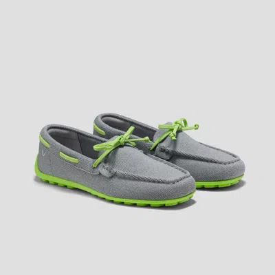 Vivaia Square-toe Loafers (jackie) In Gray