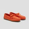 Vivaia Square-toe Loafers (jackie) In Orange