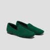 Vivaia Square-toe Loafers (samantha) In Green