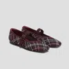 Vivaia Square-toe Mary-jane (margot Mary-jane) In Burgundy