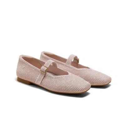 Vivaia Square-toe Mary-jane In Rose Gold