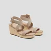Vivaia Square-toe Slingback Wedge Sandals (lyla) In Neutral