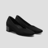 Vivaia Square-toe Stress Free Chunky Heels In Black