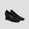 Vivaia Square-toe Stress Free Chunky Heels (elize) In Black