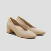 Vivaia Square-toe Stress Free Chunky Heels (megan) In Neutral