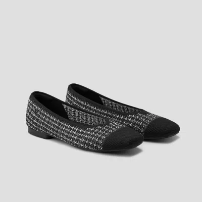 VIVAIA SQUARE-TOE V-CUT FLATS (MARGOT 2.0)