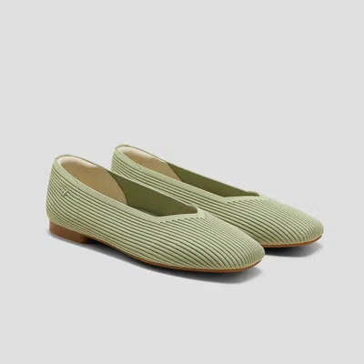 VIVAIA SQUARE-TOE V-CUT FLATS (MARGOT 2.0)