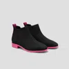 Vivaia Square-toe Water-repellent Ankle Boots (ryan Pro) In Black