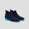 Vivaia Square-toe Water-repellent Ankle Boots (ryan Pro) In Blue