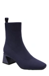 Vivaia Square-toe Water-repellent Heeled Boots In Blue