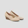 Vivaia Square-toe Wedge (margot Wedge Pro) In Neutral