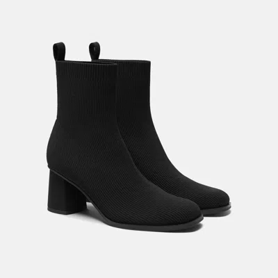 Vivaia Square-toe Block-heel Boots (lerna)|black|us 5
