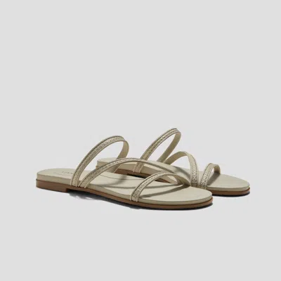 Vivaia Square-toe Flip-flops (carla)|doeskin Rustic Cable|us 11 In Gray