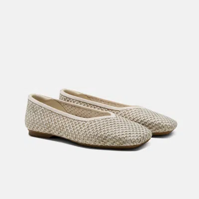 Vivaia Square-toe Margot V-cut Flats (margot 3.0)|doeskin  Olive|uk 2.5