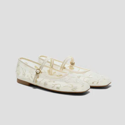 Vivaia Square-toe Mary Janes (margot™ Mary Jane)|cream Water Rpt|us 10.5 In White