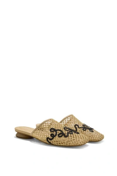 Vivaia Square-toe Mesh Sandals In Brown