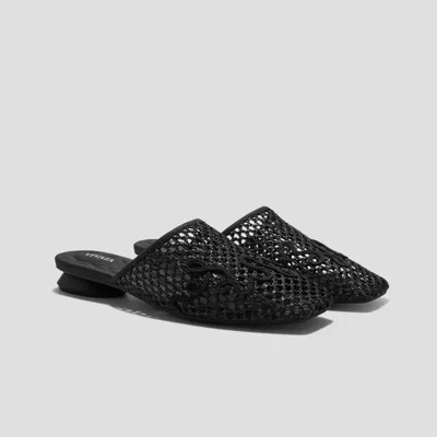 Vivaia Square-toe Mesh Sandals (maura)|black|uk 8.5