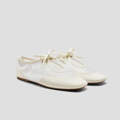 Vivaia Square-toe Organza Sneakerinas (ciara)|cream|us 11 In White