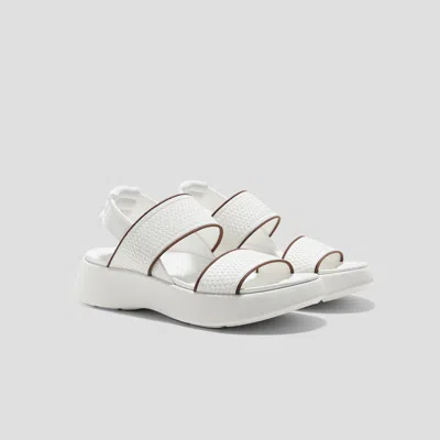Vivaia Square-toe Walker Sandals (kamber)|white & Brown|us 11