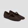 Vivaia T-bar Ballet Flats In Brown