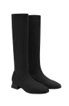 Vivaia Tara Pro Square-toe Water Repellent Wool Knee-high Boots In Black