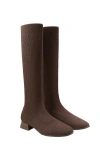 Vivaia Tara Pro Square-toe Water Repellent Wool Knee-high Boots In Animal Print