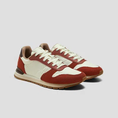 Vivaia Unisex Nylon Flex Sneakers (allegro) In Brown