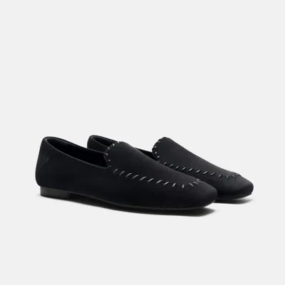 Vivaia Velvet Whipstitched Loafers (siena)|black|eu 35