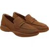 Vivaia Walker Pro Hybrid Penny Loafers In Brown