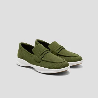 Vivaia Walker Pro Hybrid Penny Loafers (ivana)|olive Drab Water Rpt|us 11 In Green