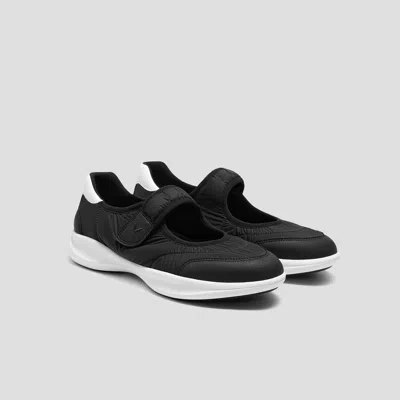 Vivaia Walker Pro Re-nylon Hybrid Mary Jane (ivee) In Black