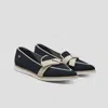 Vivaia Water-repellent Pointed-toe Bow Loafers In Multi