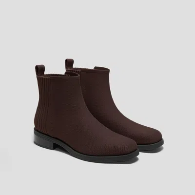 Vivaia Women's Celina Square Toe Boots In Dark Chocolate In Brown