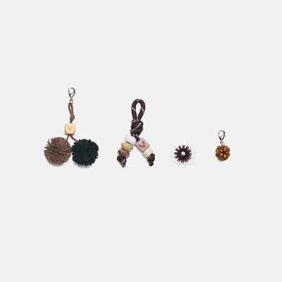 Vivaia Woodland Bloom Charm Set (petra)|dark Chocolate|