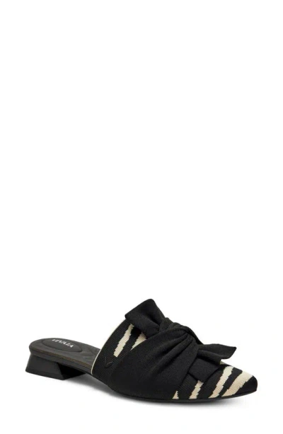 Vivaia Yaffa Pro Pointed Toe Mule In Almond/ Black