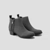 Vivaia Zip Up Western Ankle Boots (taylor) In Gray