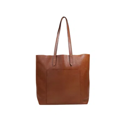 Viva's Women's Brown Franka Travel Tote Bag Dark Caramel