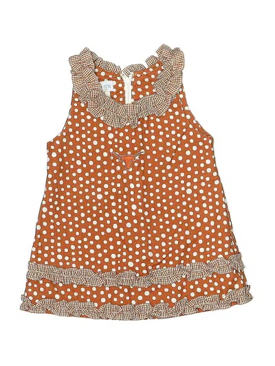 Pre-owned Vive La Fete Babies' Dress In Brown