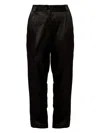Viveh Satin Trousers In Black