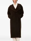 Viveh Single-breasted Coat In Brown