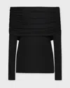 Viveh Top Plum In Black