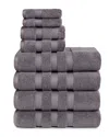 Vivendi Infinity Zero Twist 8pc Towel Set
