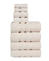 Vivendi Infinity Zero Twist 8pc Towel Set