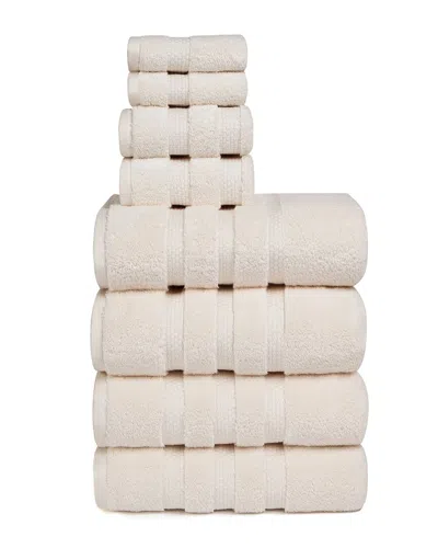 VIVENDI VIVENDI INFINITY ZERO TWIST 8PC TOWEL SET
